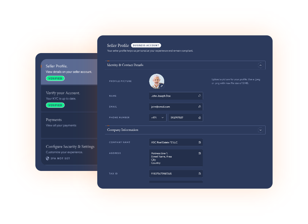 Create your Seller Profile