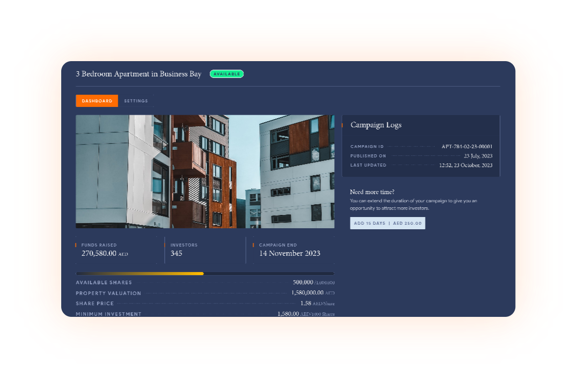 Track your Listings performance
